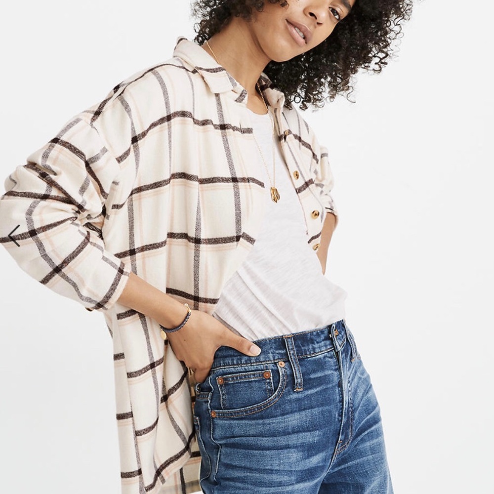 Madewell Flannel Bromley Shirt in Northall Plaid